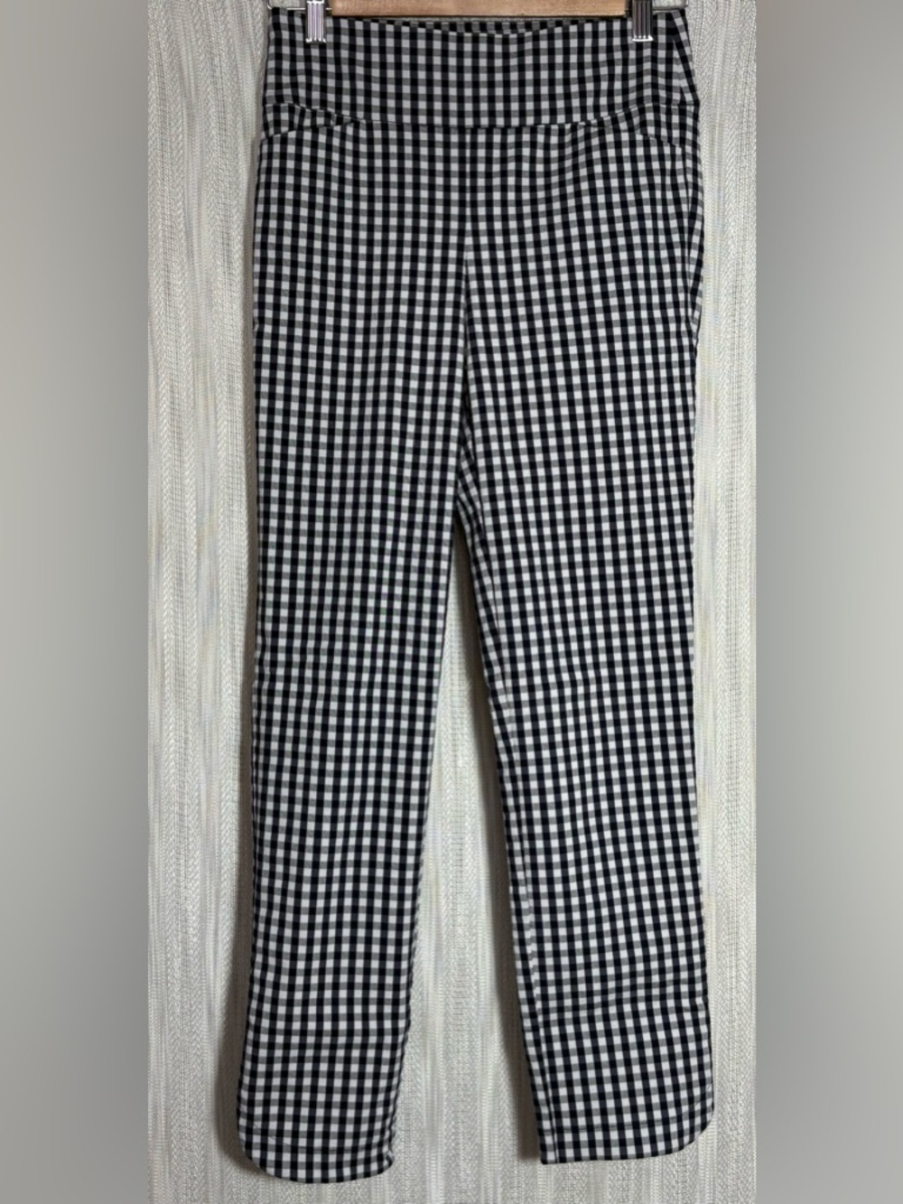 J. McLaughlin Blue & White Gingham pants